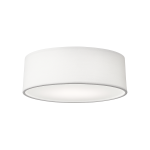 D'Lite Lunelle Luce da soffitto 30cm Tessuto Bianca | Adatto per 1x E27 