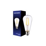 Noxion Lucent LED E27 Edison Filamento Chiara 4W 470lm - 827 Bianco Molto Caldo | Sostitutiva 40W