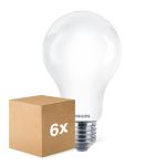 Confezione Multipack 6x Philips Corepro LED Bulbo E27 Pera Ghiaccio 17.5W 2452lm - 827 Bianco Molto Caldo | Sostitutiva 150W