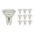 Confezione Multipack 10x Noxion Faretti LED GU10 PAR16 3.6W 345lm 36D - 840 Bianco Freddo | Sostitutiva 50W
