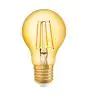 Osram Vintage 1906 LED E27 Pera Filamento Oro 4W 410lm - 824 Bianco Molto Caldo | Sostitutiva 40W