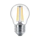 Philips Master Value LED Lustre E27 Sferica Filamento Chiara 3.4W 470lm - 927 Bianco Molto Caldo | Miglior resa cromatica - Dimmerabile - Sostitutiva 40W