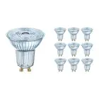 Confezione Multipack 10x Osram Parathom Faretti LED GU10 PAR16 4.5W 350lm 36D - 927 Bianco Molto Caldo | Miglior resa cromatica - Dimmerabile - Sostitutiva 50W