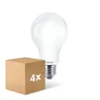 Confezione Multipack 4x Philips Classic LED Bulbo E27 Pera Ghiaccio 13W 2000lm - 827 Bianco Molto Caldo | Sostitutiva 120W